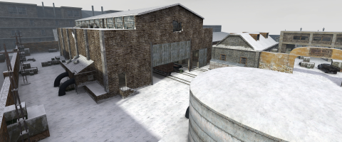 mp_warehouse on Call of Duty: United Offensive