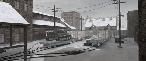 mp_railyard on Call of Duty: United Offensive