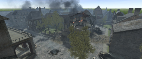 mp_trainstation on Call of Duty 2