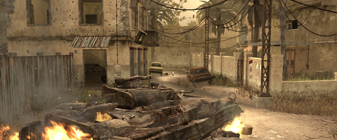 mp_backlot on Call of Duty 4